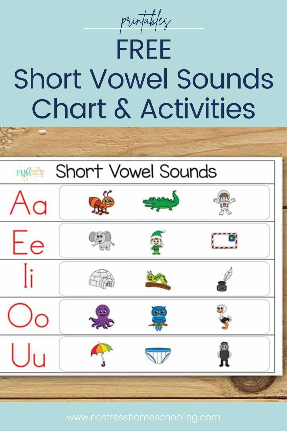 Free Printable Worksheets Vowel Review