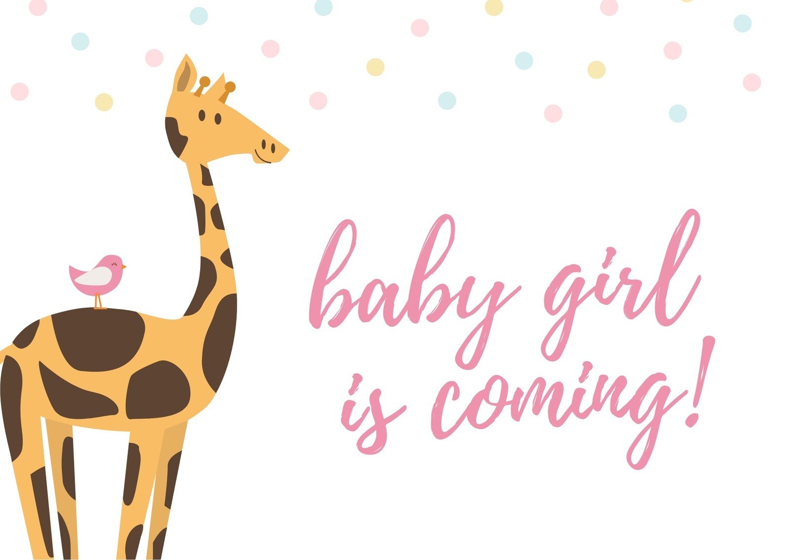 Free Custom Printable Baby Shower Card Templates Canva