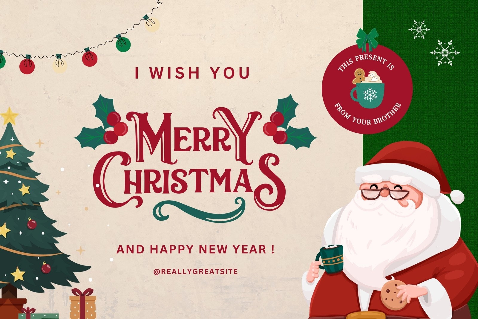 Free Custom Printable Christmas Card Templates Canva
