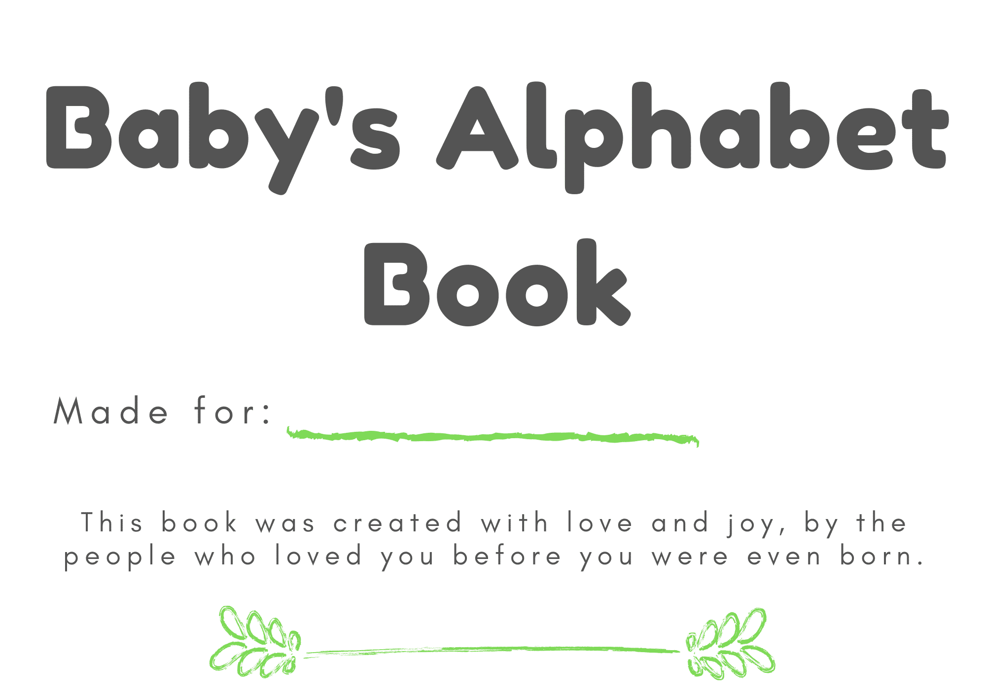 Free Printable Abc Booklets