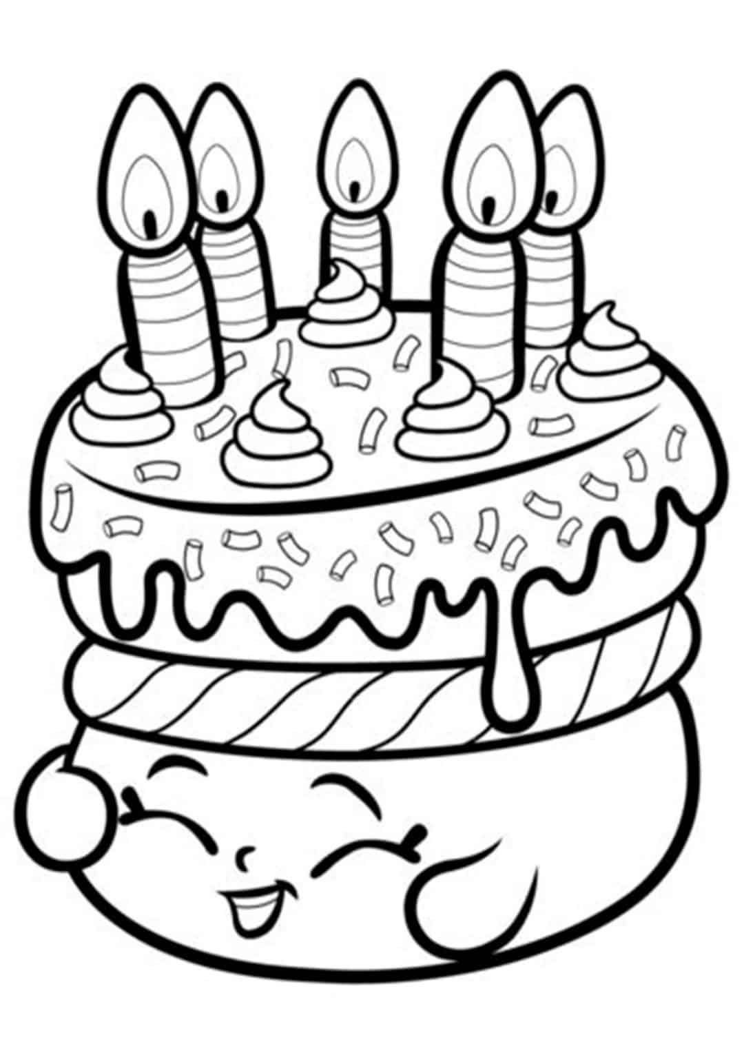 Free Easy To Print Shopkins Coloring Pages