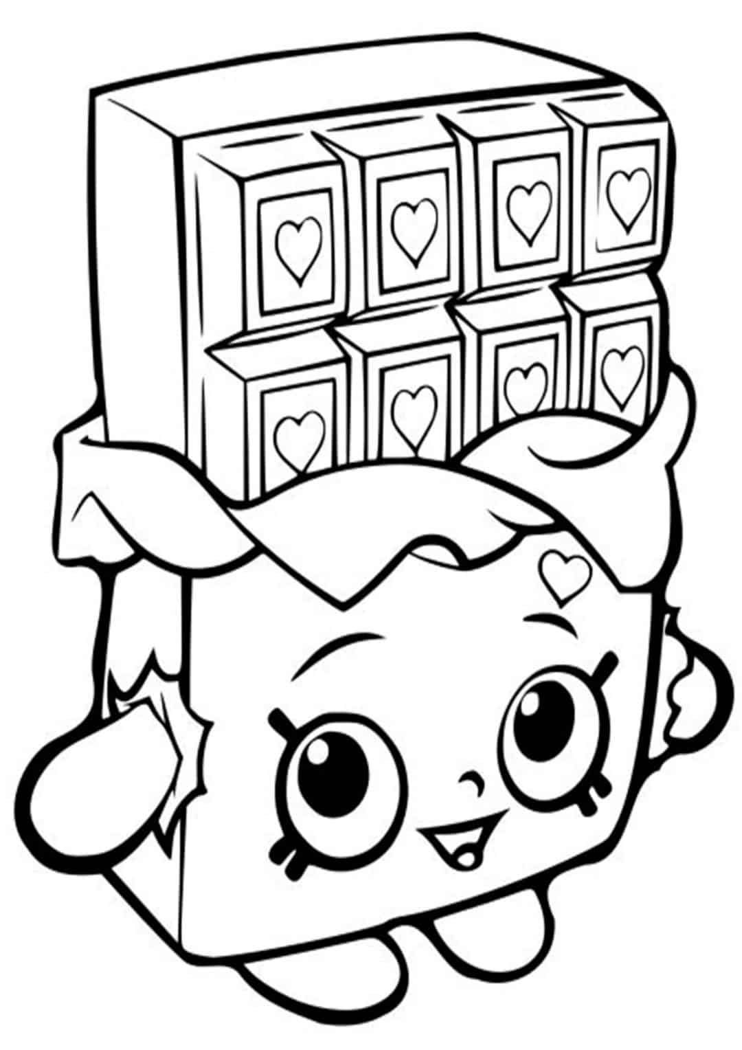 Free Easy To Print Shopkins Coloring Pages