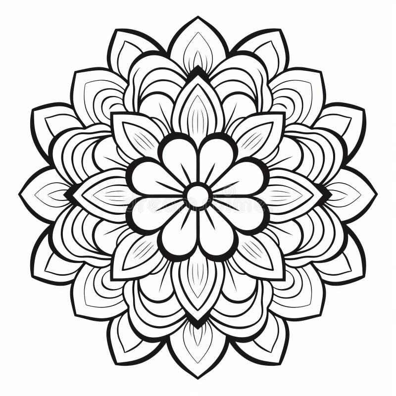 Free Floral Coloring Pages Stock Illustrations 258 Free Floral Coloring Pages Stock Illustrations Vectors Clipart Dreamstime