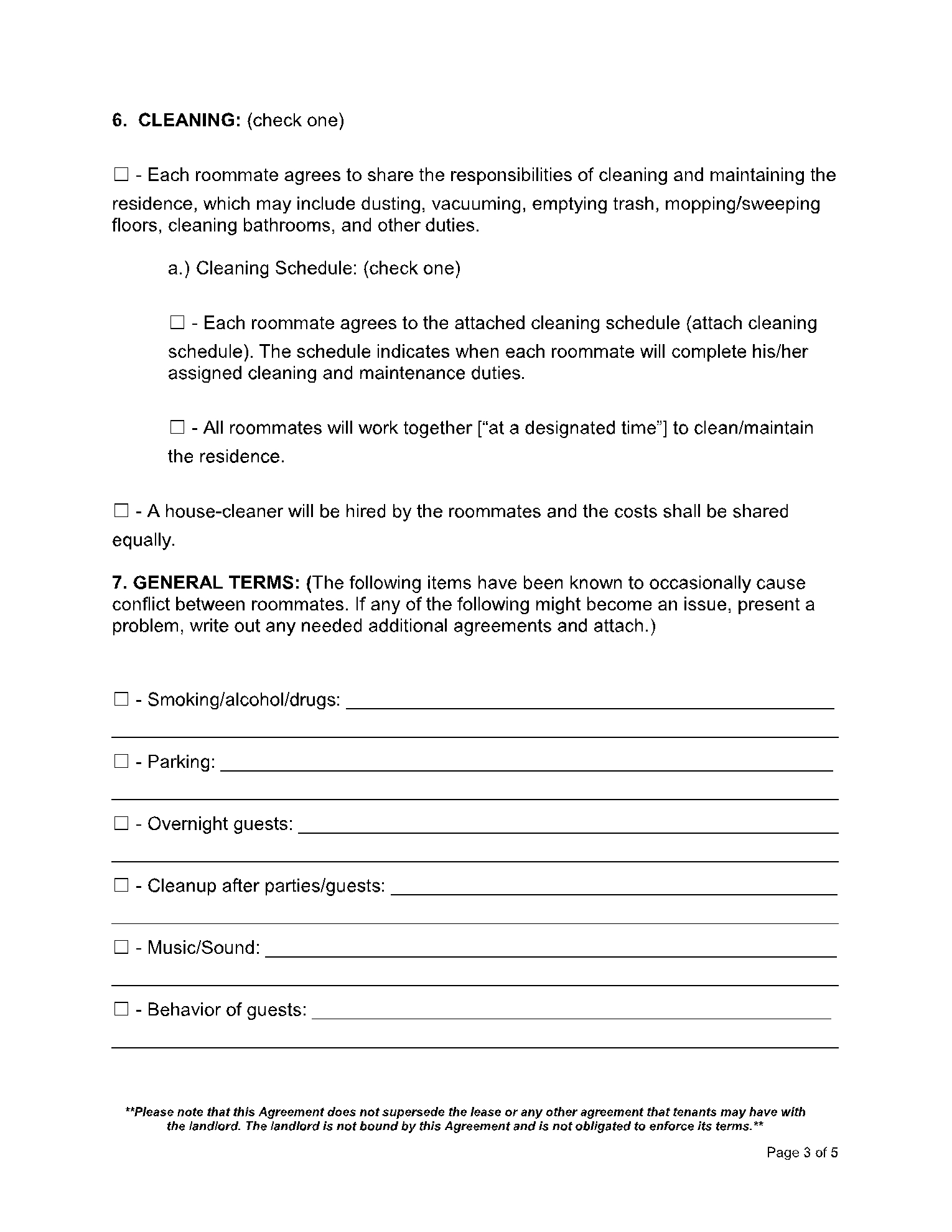 Free Florida Room Rental Agreement 2021 Updated CocoSign
