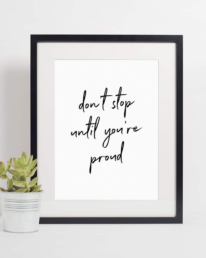 Free Motivational Wall Art Quote Printables Backgrounds Crazy Laura