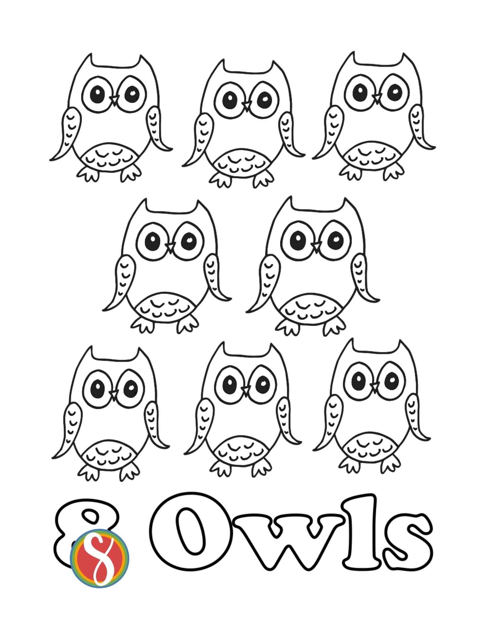 Free Owl Coloring Printables