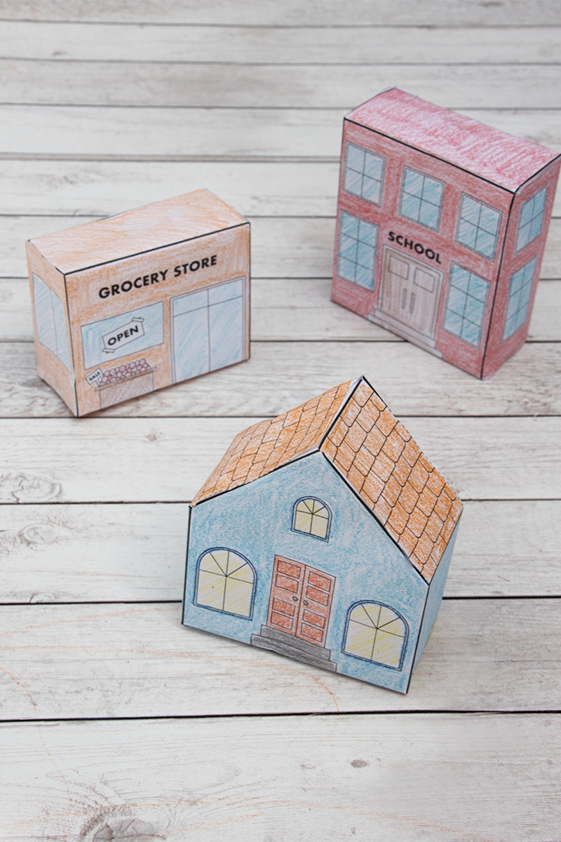 Free Printable Model Buildings