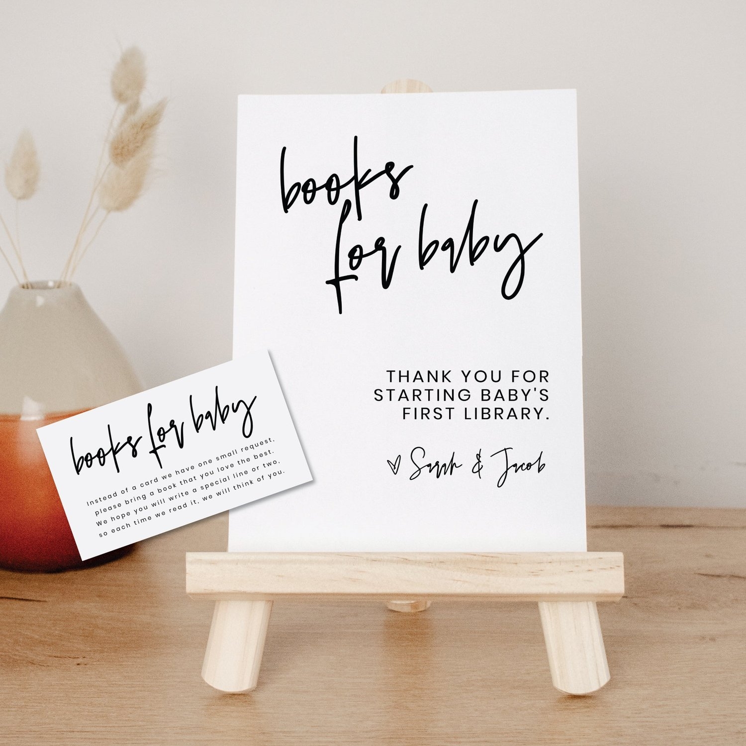 Free Printable Books For Baby Sign And Cards Minimalist Digital Download