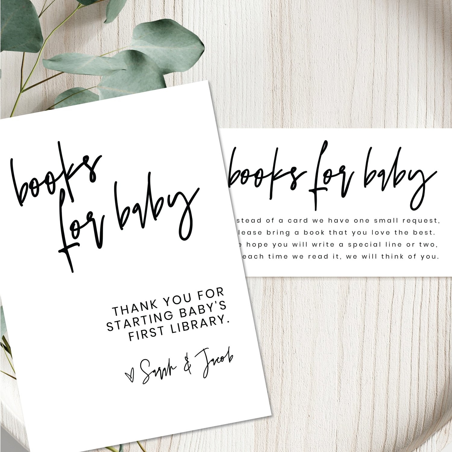 Free Printable Books For Baby Sign And Cards Minimalist Digital Download