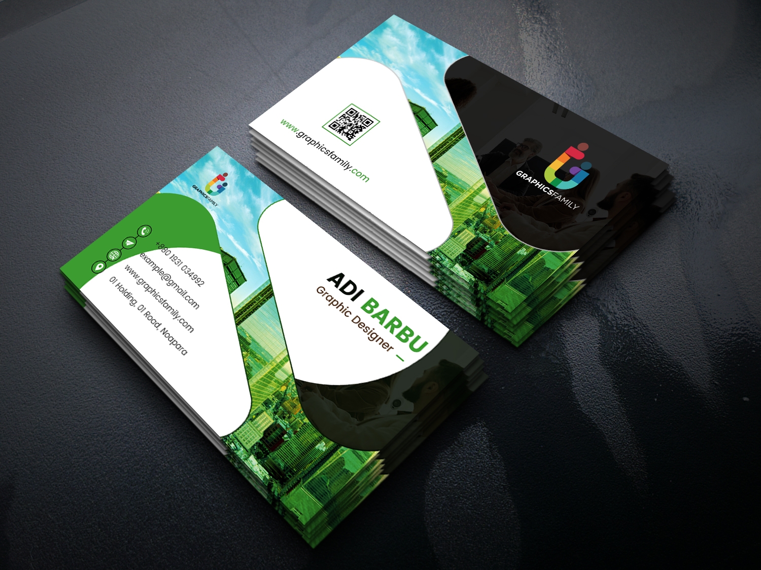 Free Printable Business Card Template GraphicsFamily