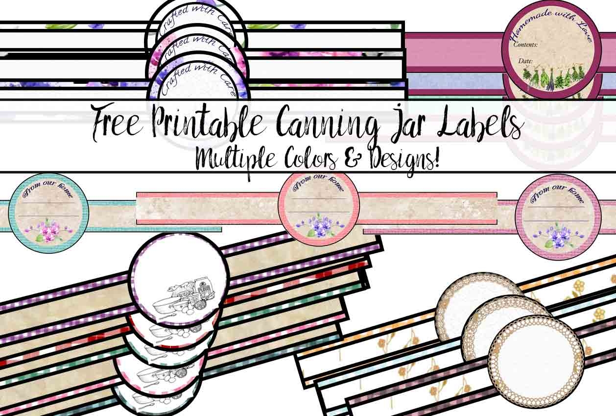 Free Printable Canning Jar Labels Tons Of Designs Colors