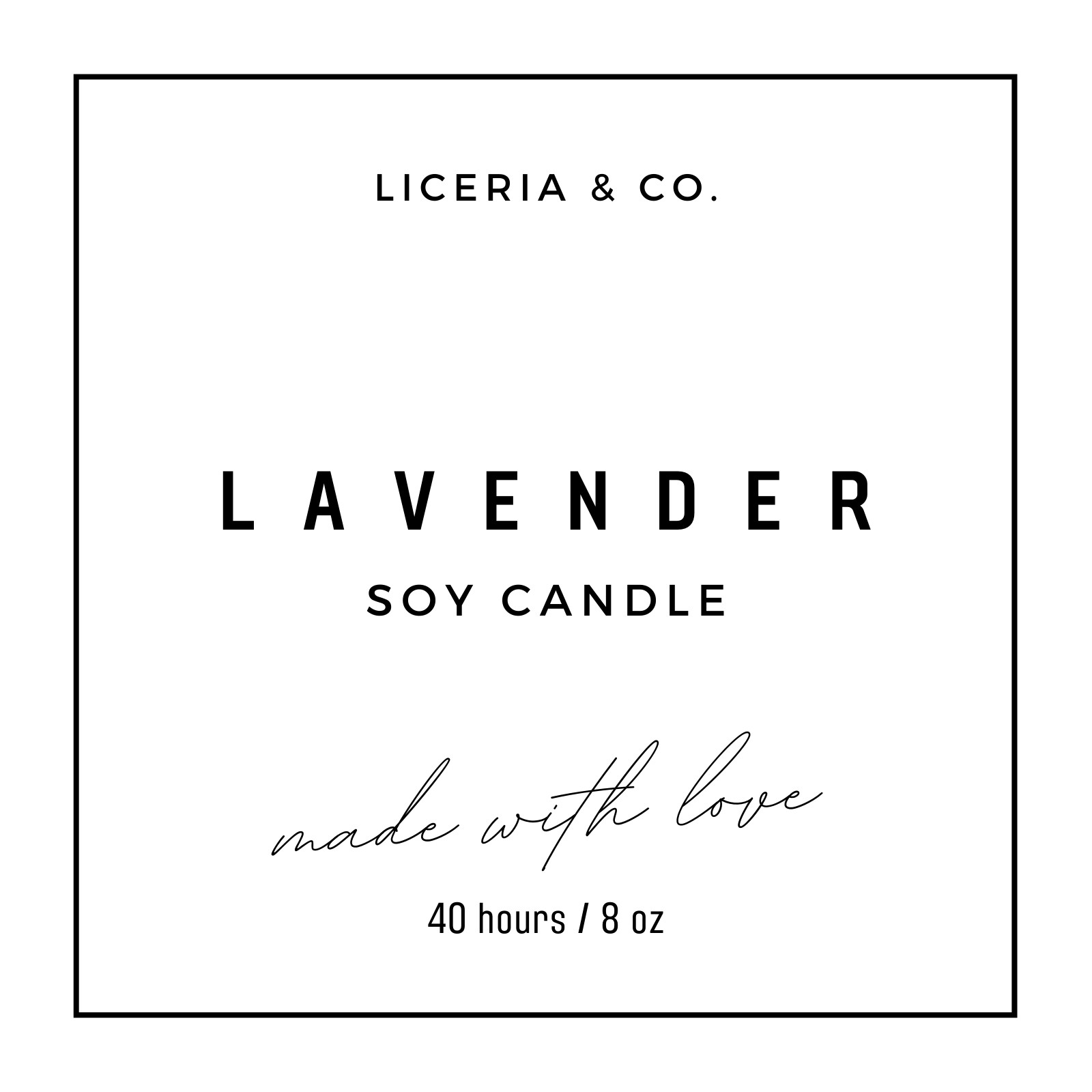 Free Printable Custom Candle Label Templates Canva