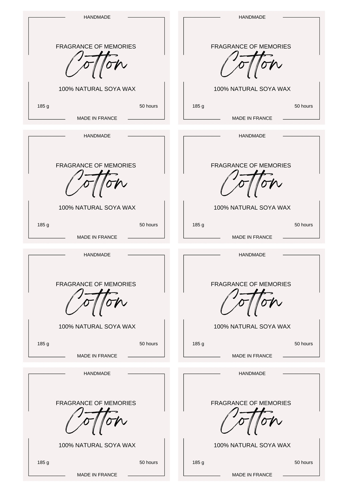 Free Printable Custom Candle Label Templates Canva