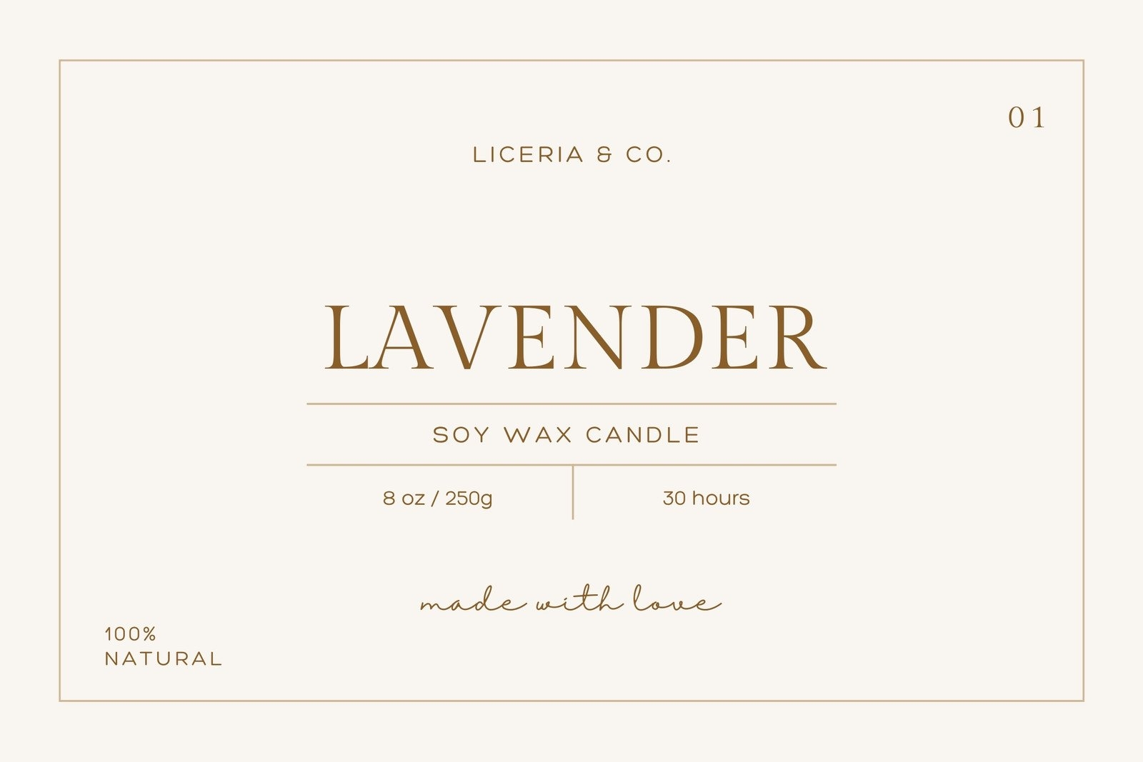 Free Printable Candle Labels