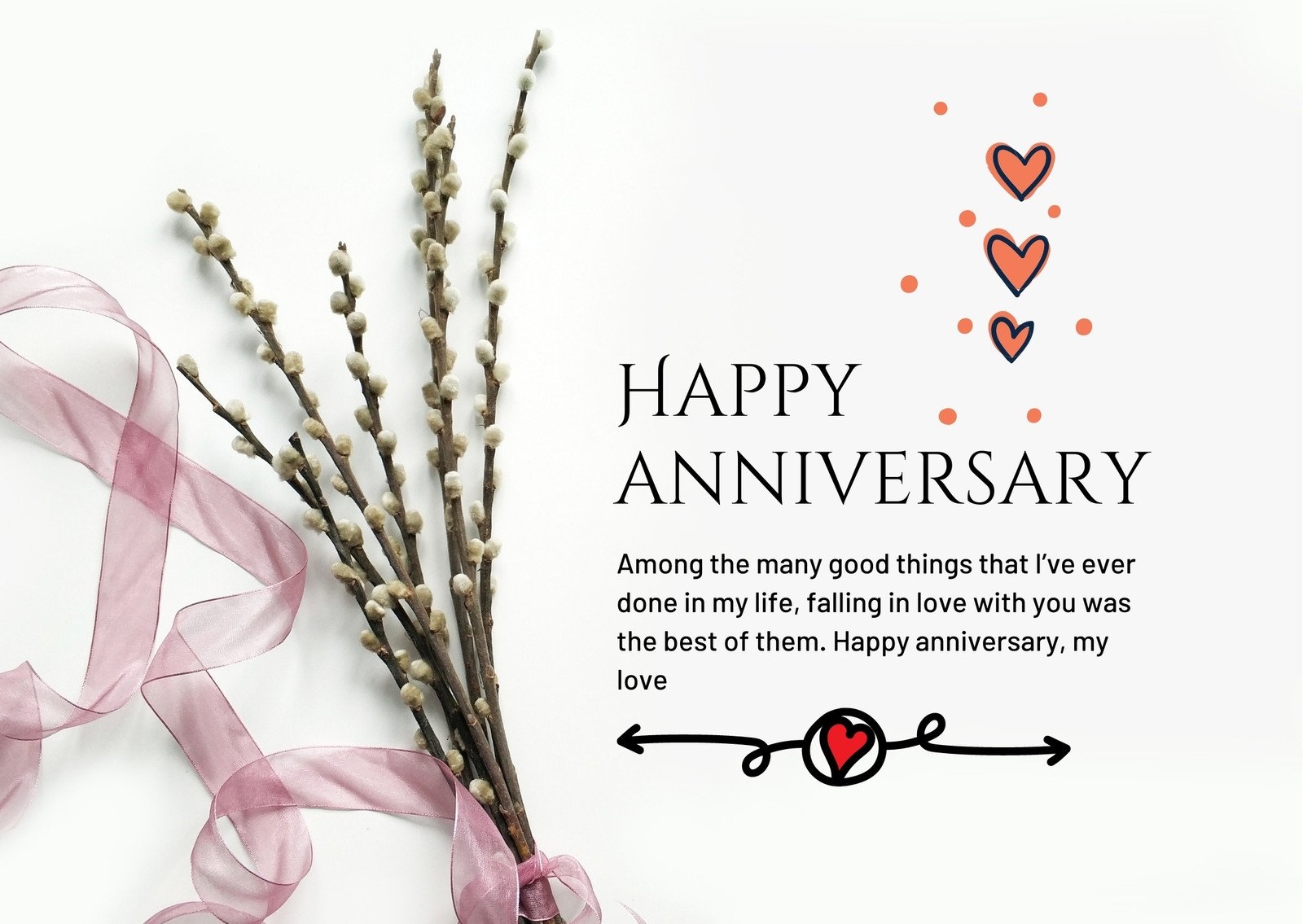 Free Printable Customizable Anniversary Card Templates Canva
