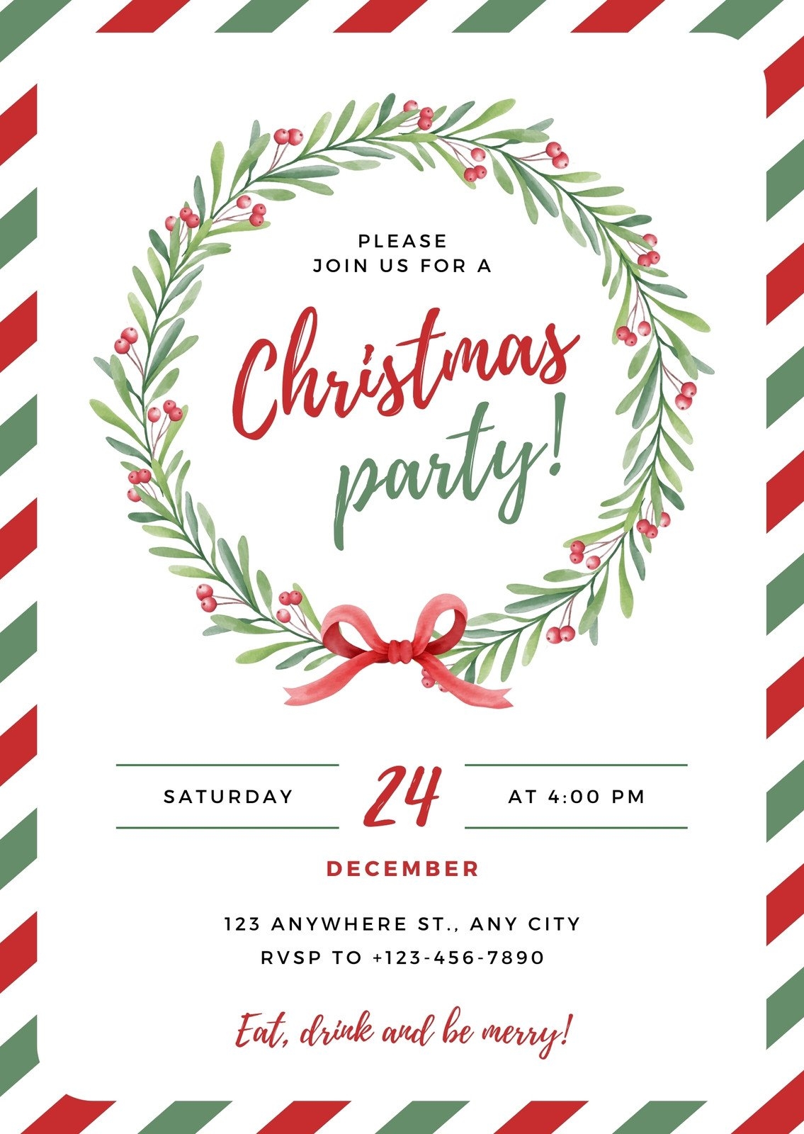 Free Printable Invitations Christmas