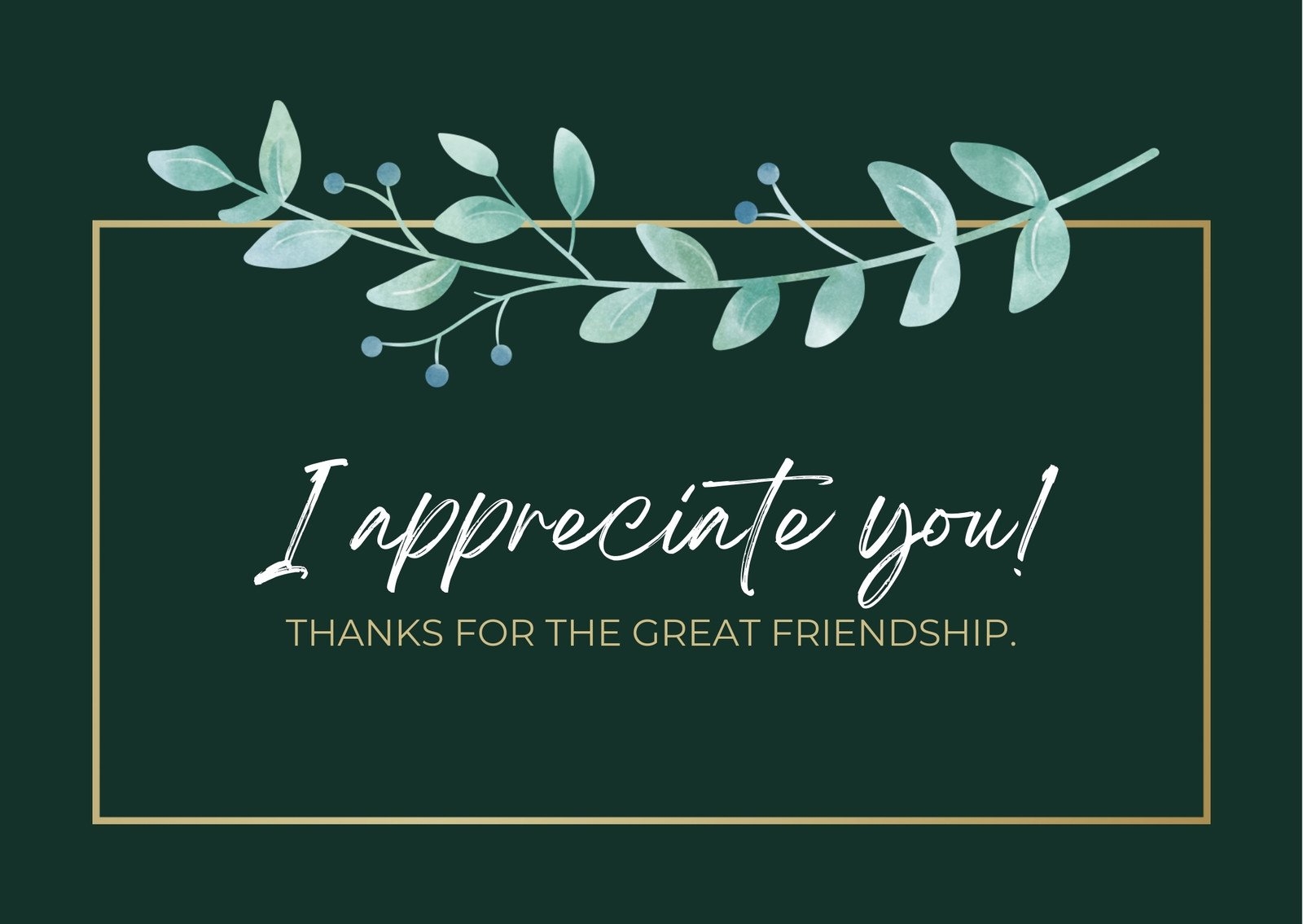 Free Printable Customizable Friendship Card Templates Canva