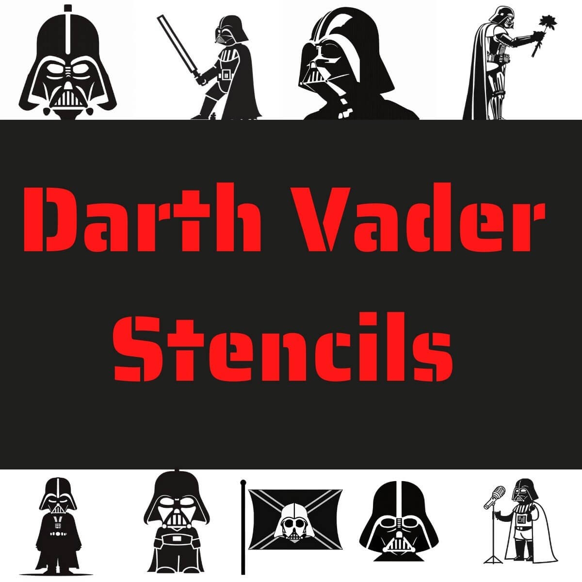 Free Printable Darth Vader Stencils Templates And Silhouettes Free Printable Stencils