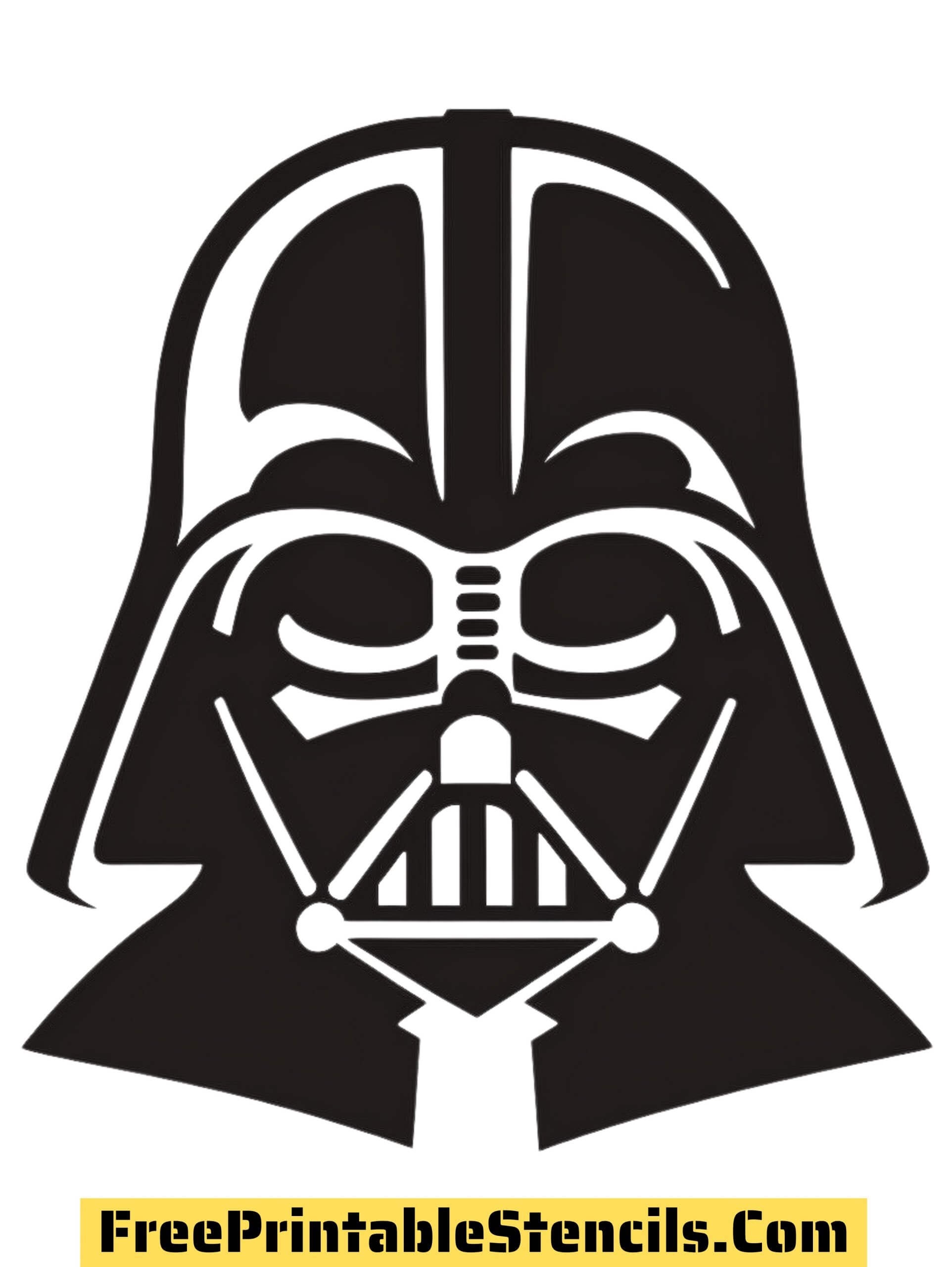 Free Printable Darth Vader Stencils Templates And Silhouettes Free Printable Stencils