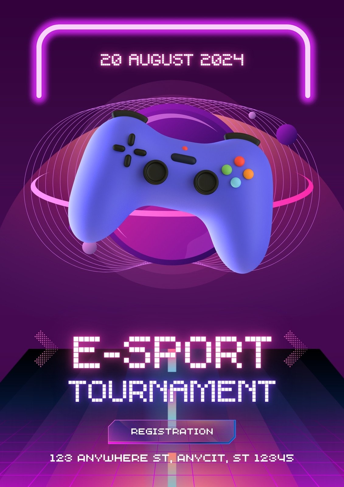 Free Printable Editable Gaming Poster Templates Canva