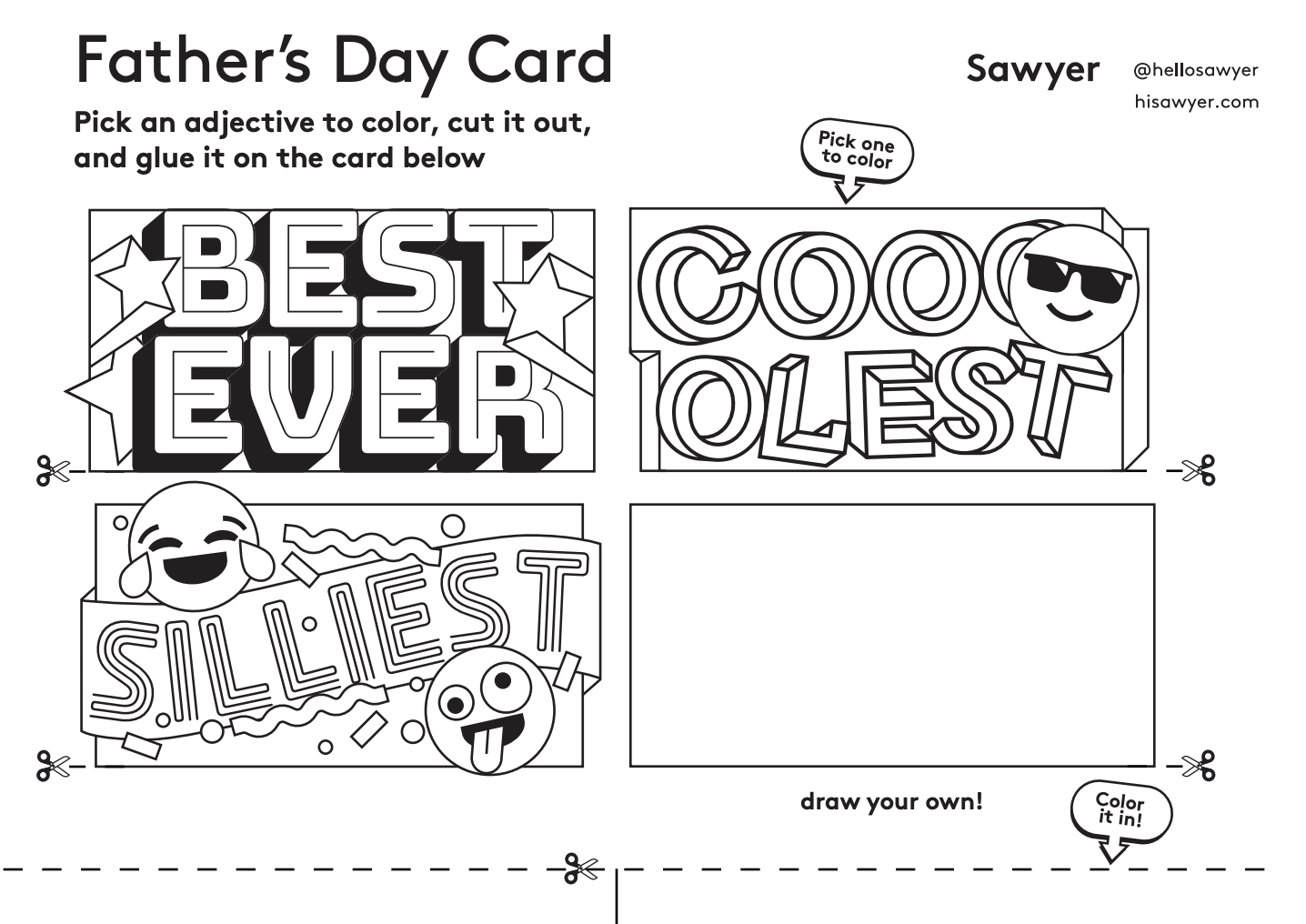 Fathers Day Free Printable Cards