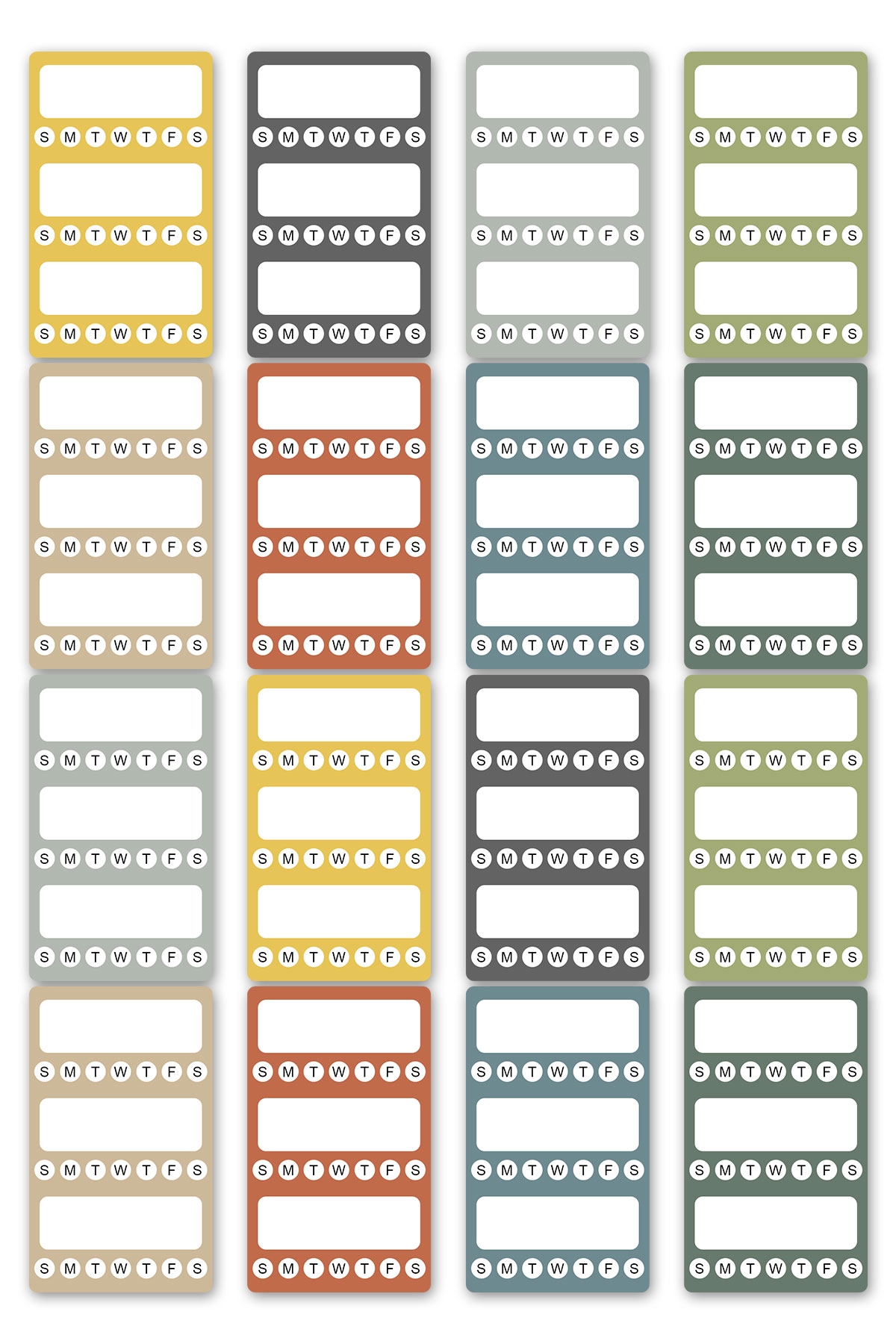Free Printable Habit Tracker Stickers Digital Stickers Too 