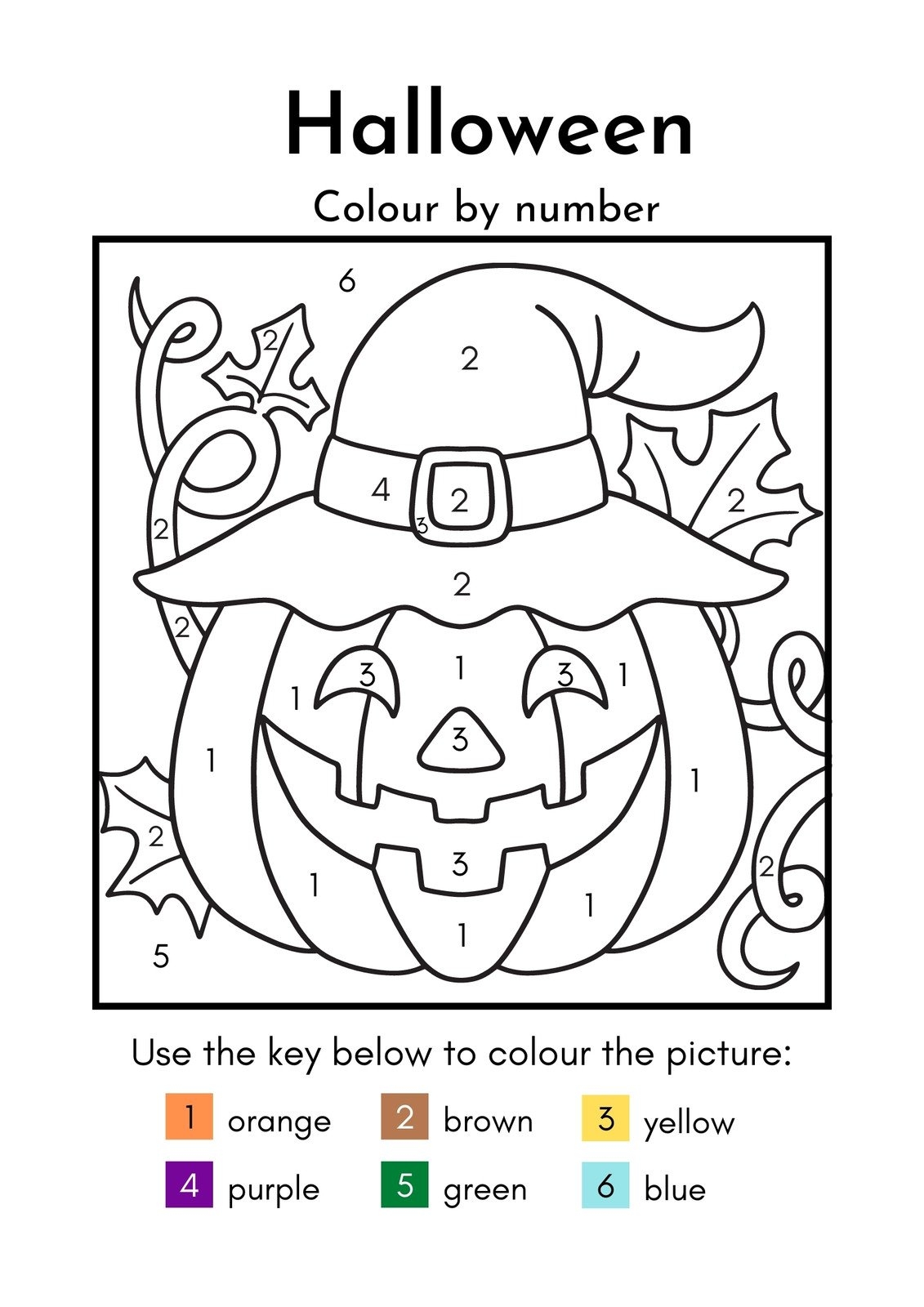 Free Printable Halloween Worksheet Templates To Edit Canva