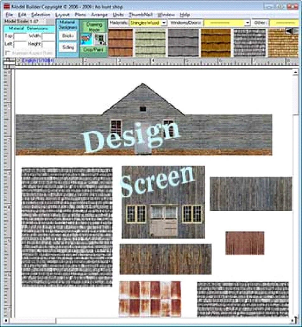 Free Printable HO Scale Model Buildings EvanDesigns Evan Designs