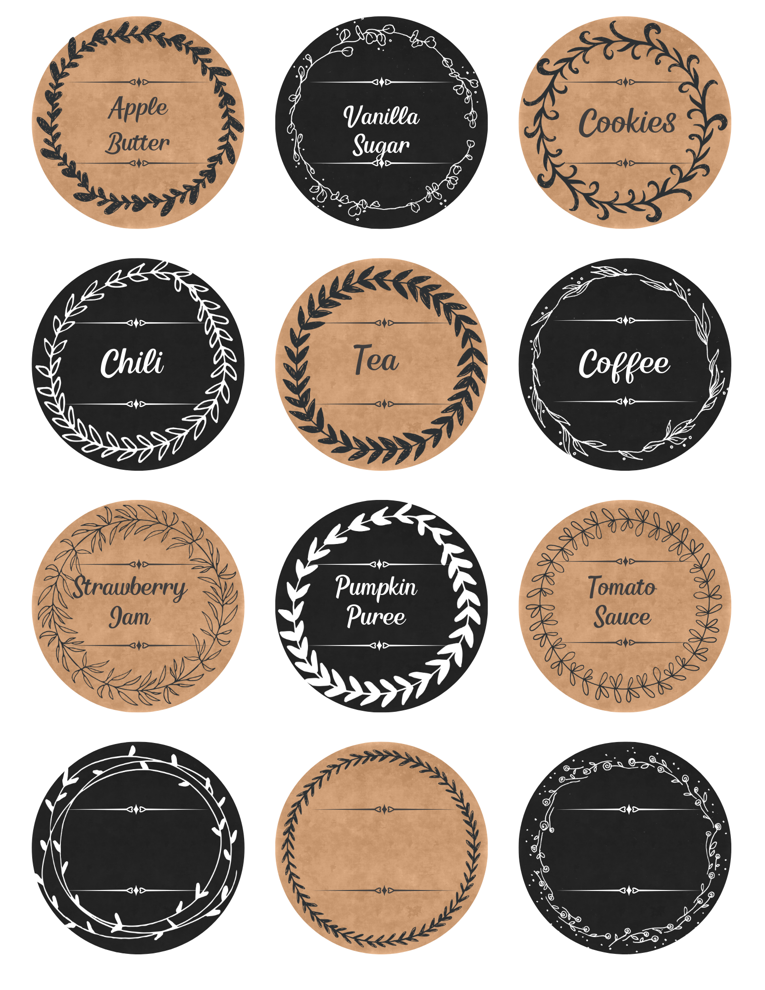 Jelly Jar Labels Printable Free