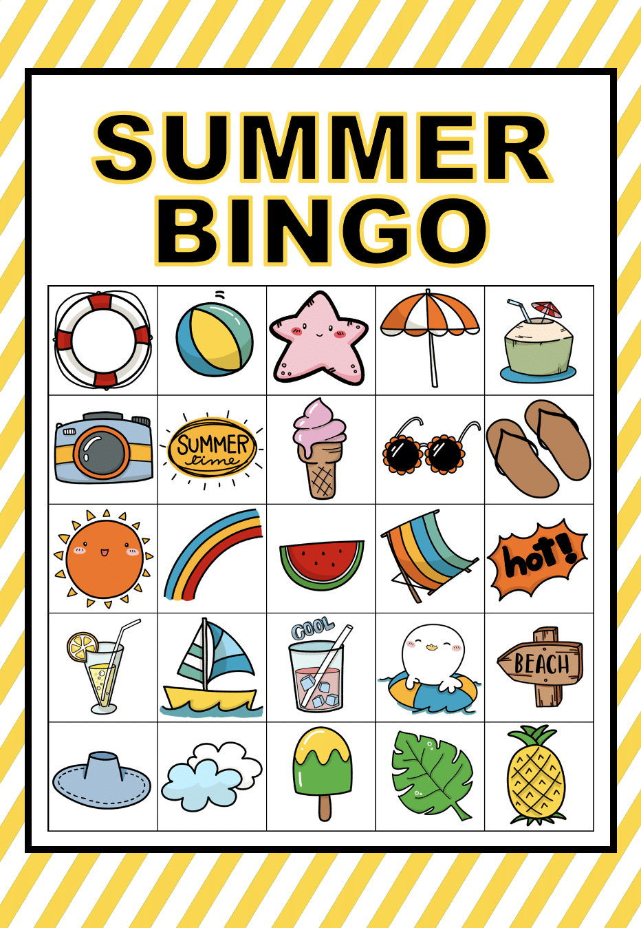 Bingo Cards Free Printable