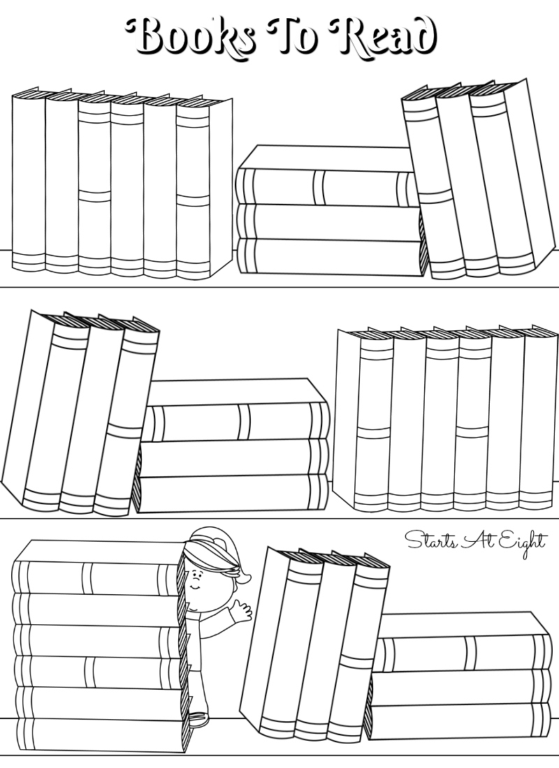 FREE Printable Reading Logs Full Sized Or Adjustable For Your Bullet Journal StartsAtEight