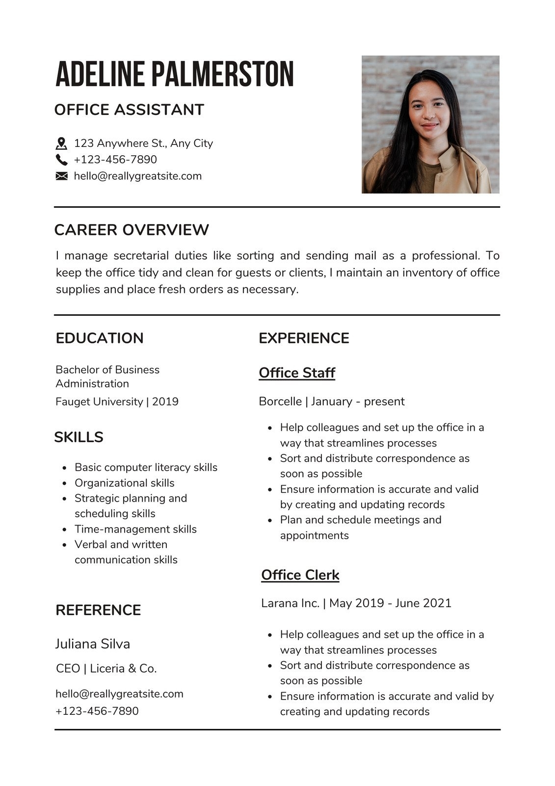 Free Printable Resume Templates You Can Customize Canva