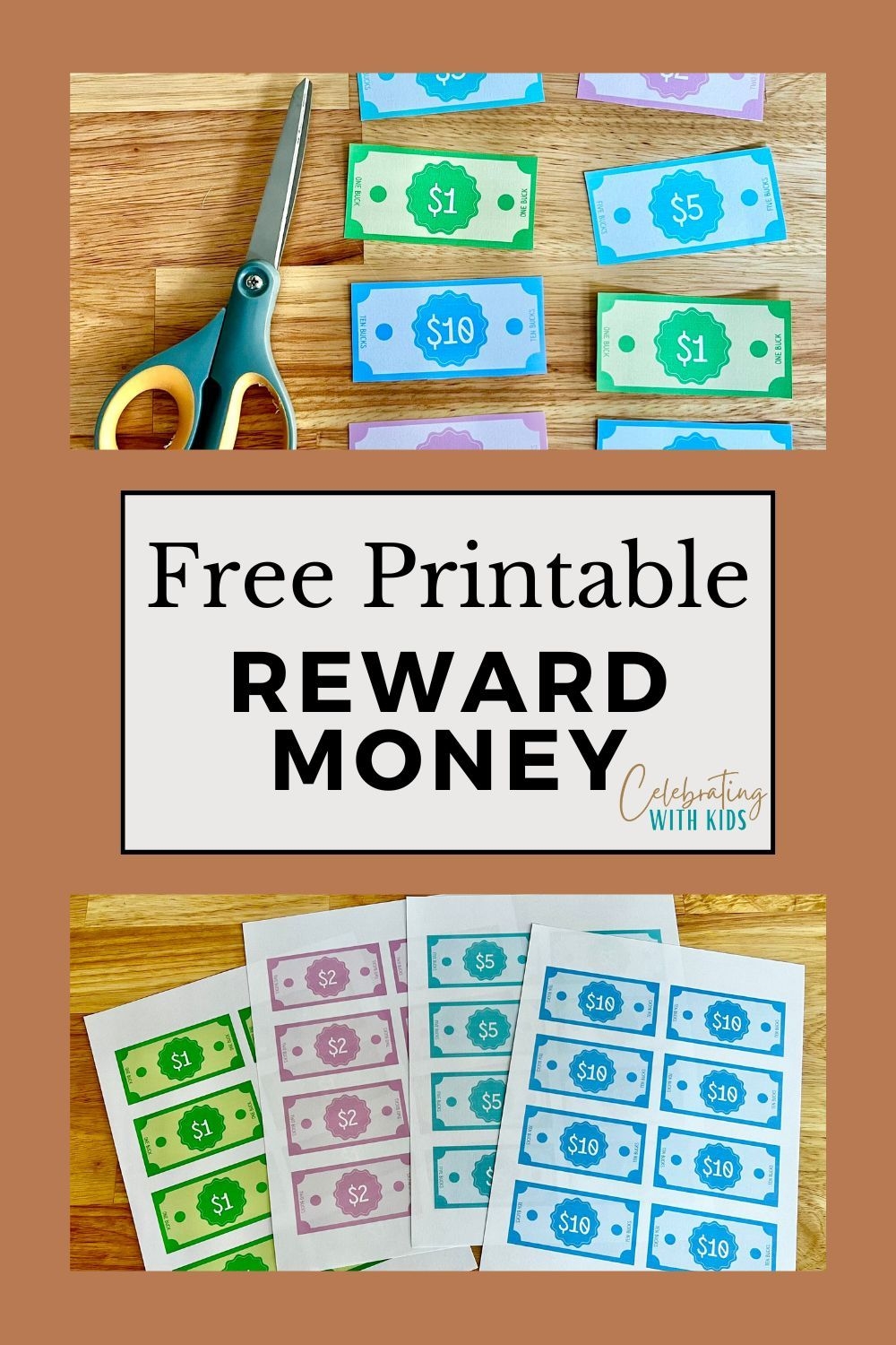 Free Printable Reward Money For Kids
