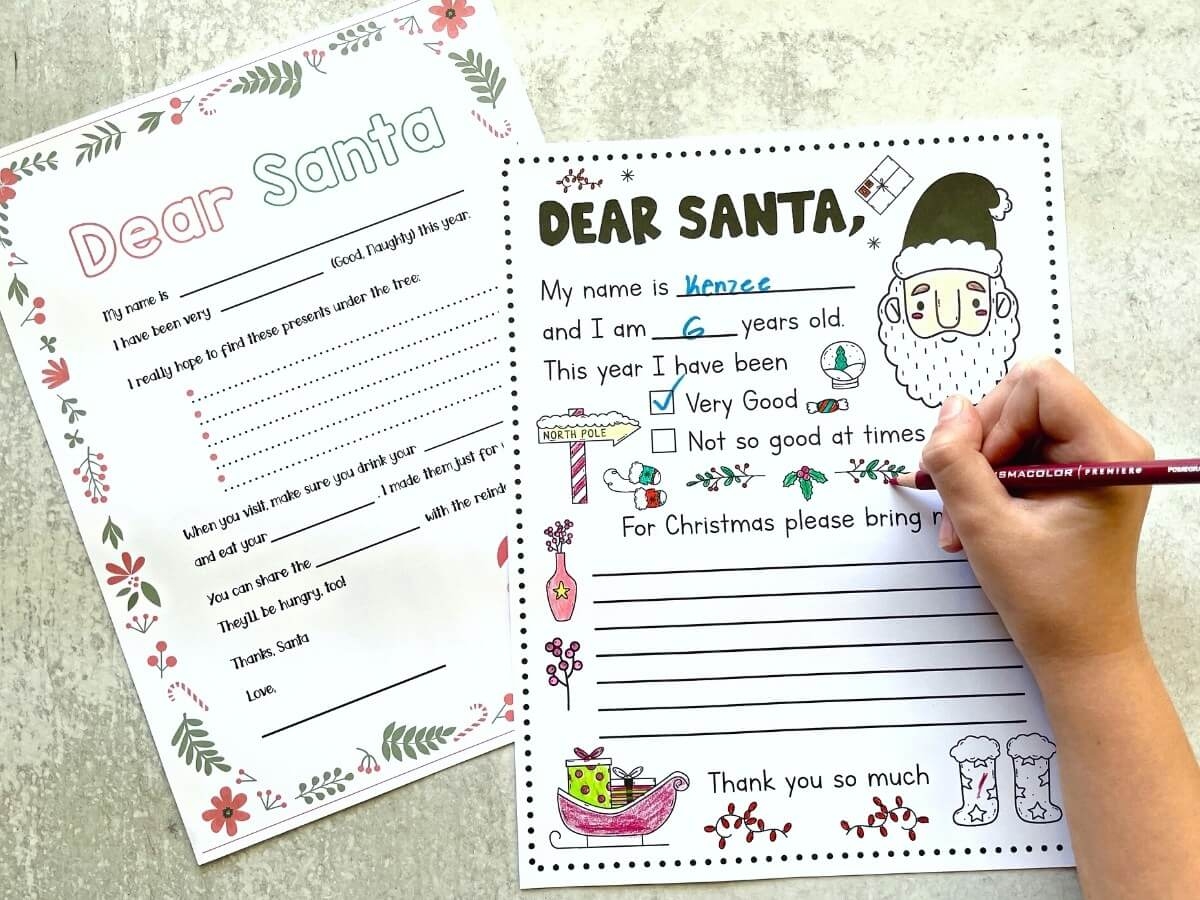 Free Printable Santa Claus Letters