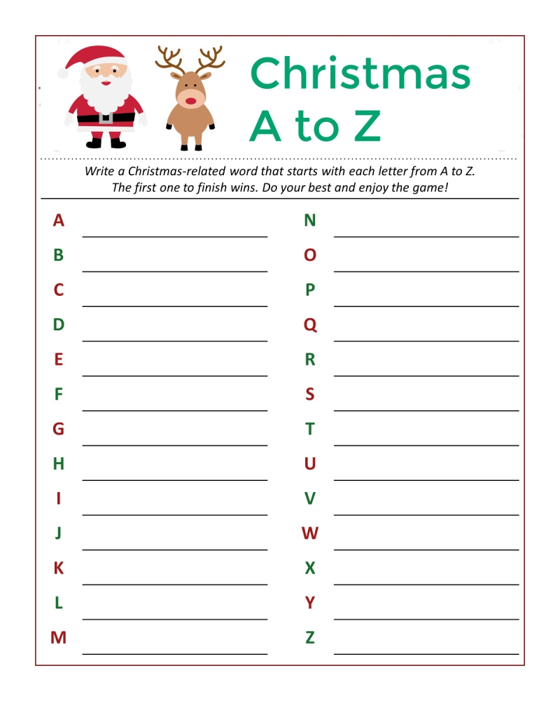 Free Printable Nativity Game