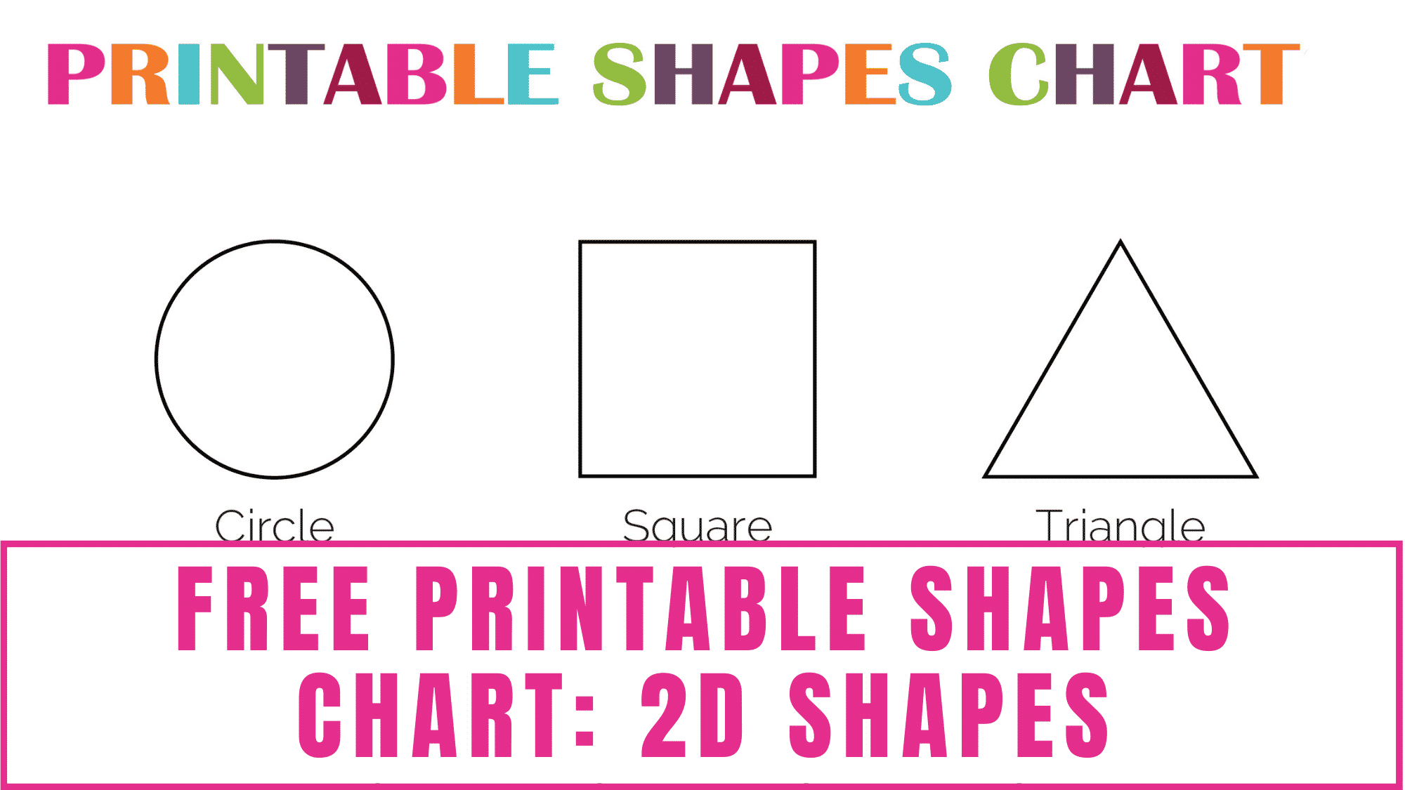 Free Shapes Printables
