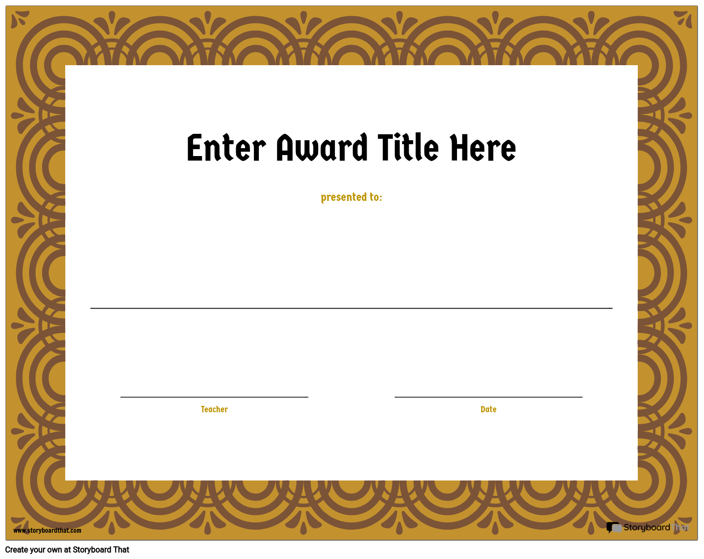 Free Printable Student Certificate And Award Templates