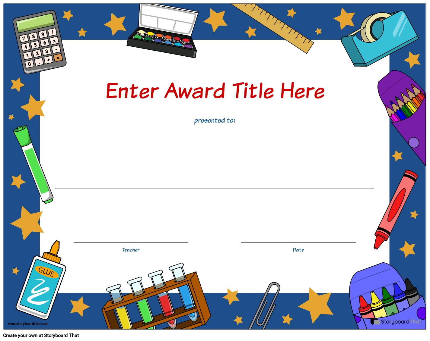 Free Printable Student Certificate And Award Templates