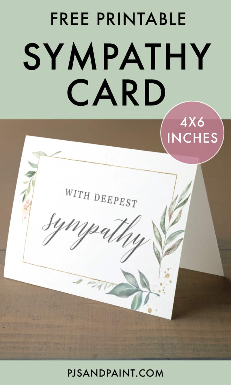 Free Printable Condolence Cards