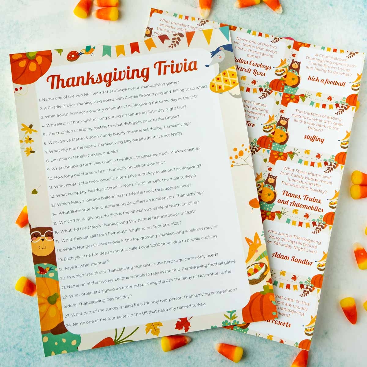 Free Printable Thanksgiving Trivia Questions Play Party Plan30