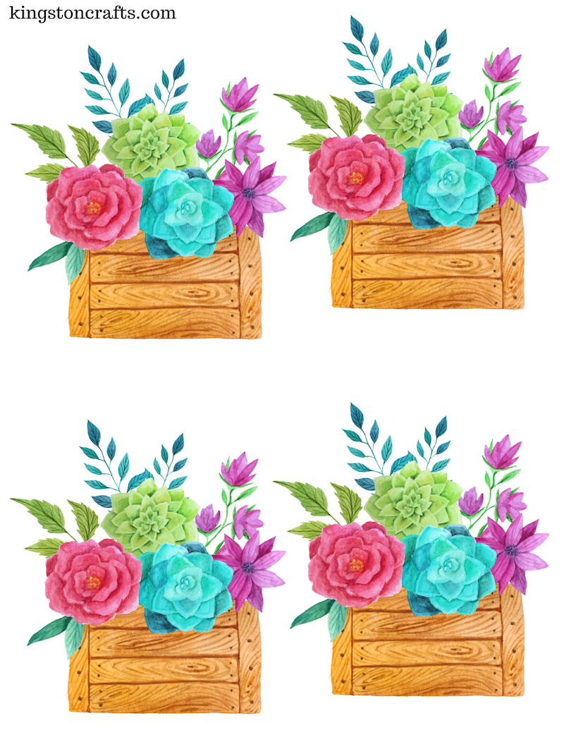FREE Printables Floral Place Cards And Straw Toppers The Kingston Home