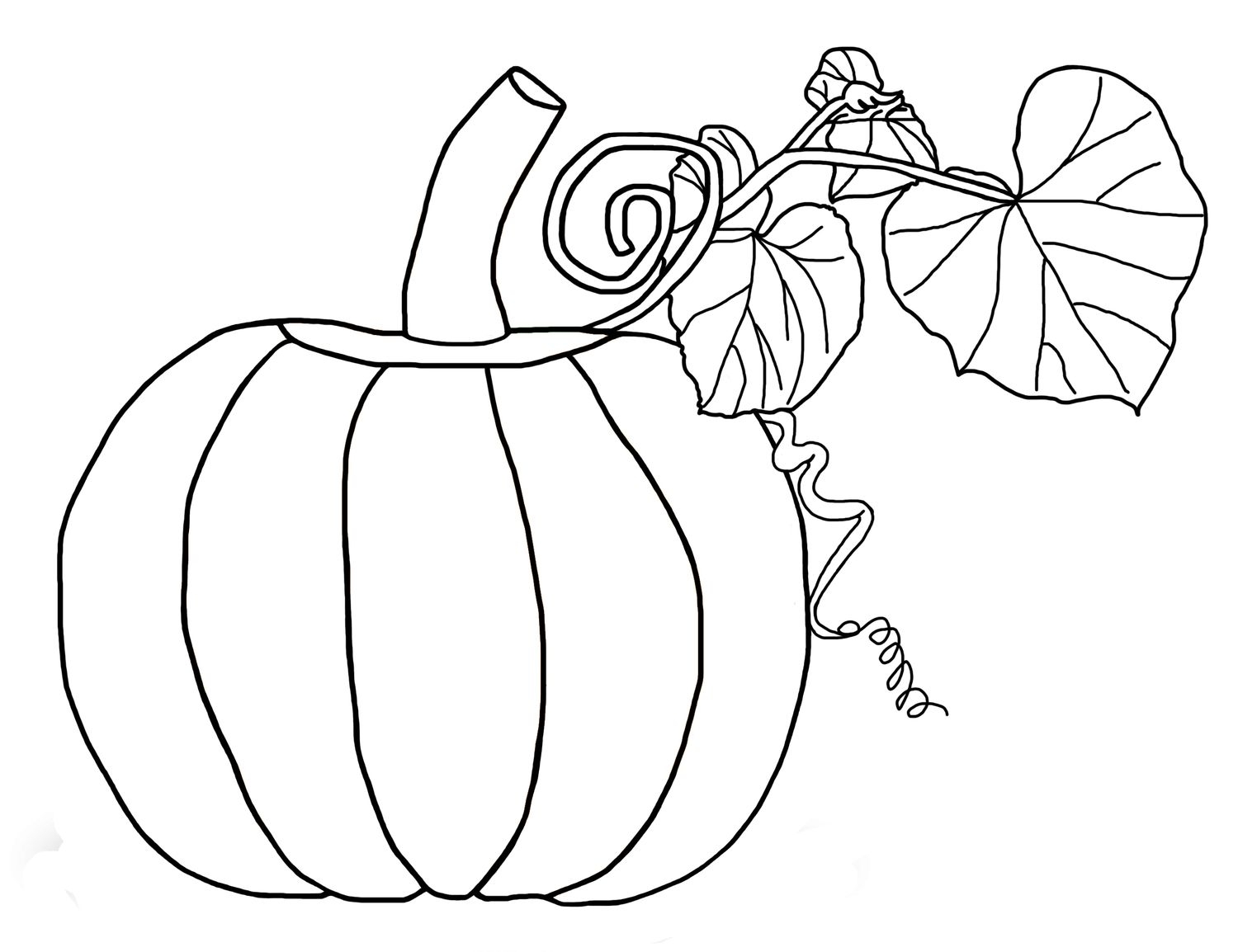Free Pumpkin Coloring Pages For Kids