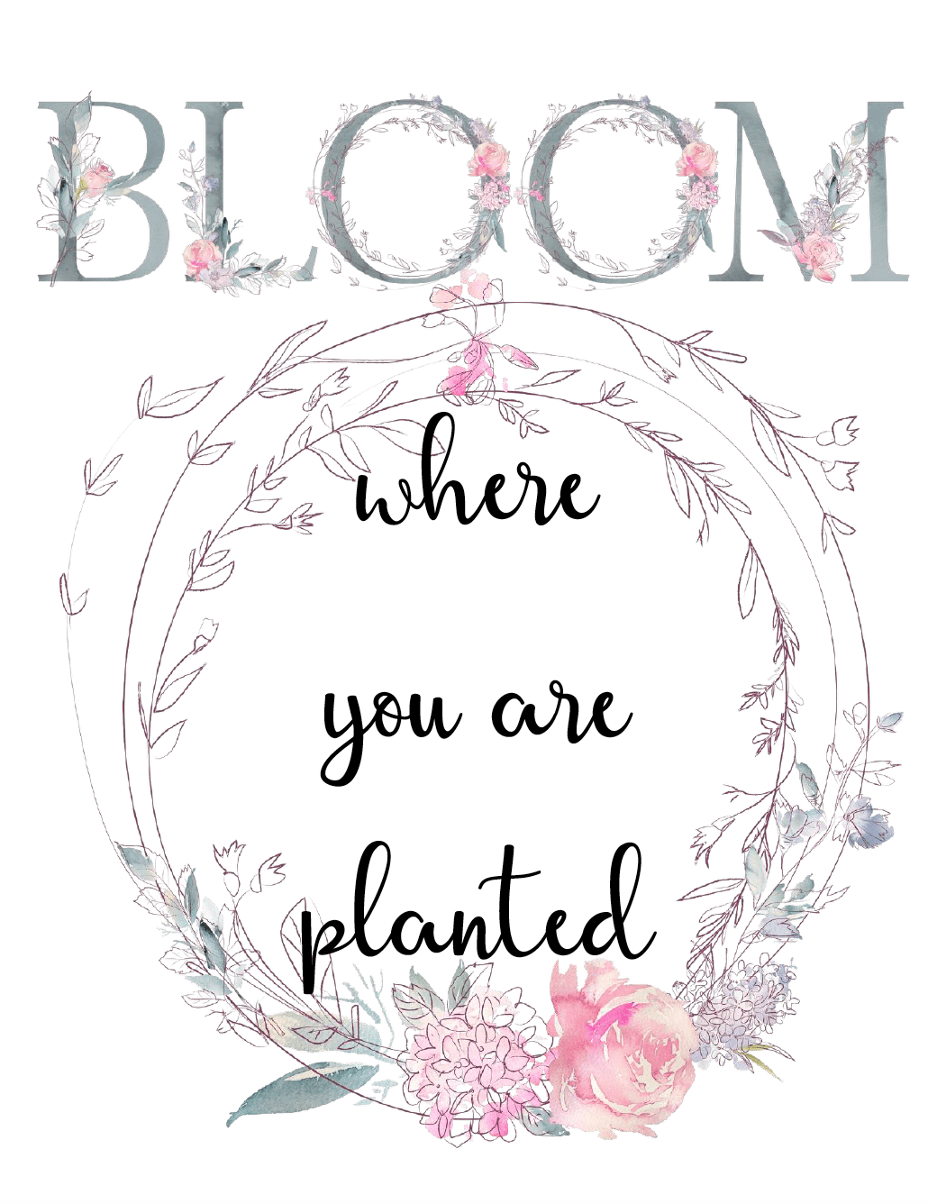 Free Spring Printables Brighten Up Your Home