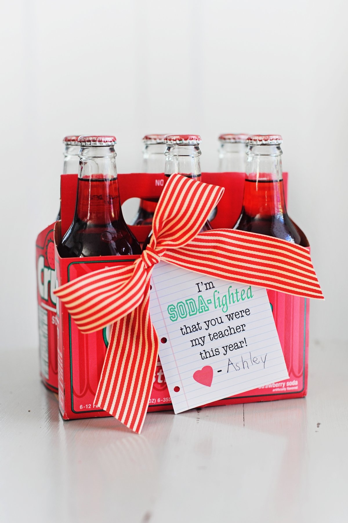 Free Teacher Appreciation Printables I m Soda Lighted That You Were My Teacher This Year Tags Pink Peppermint Design