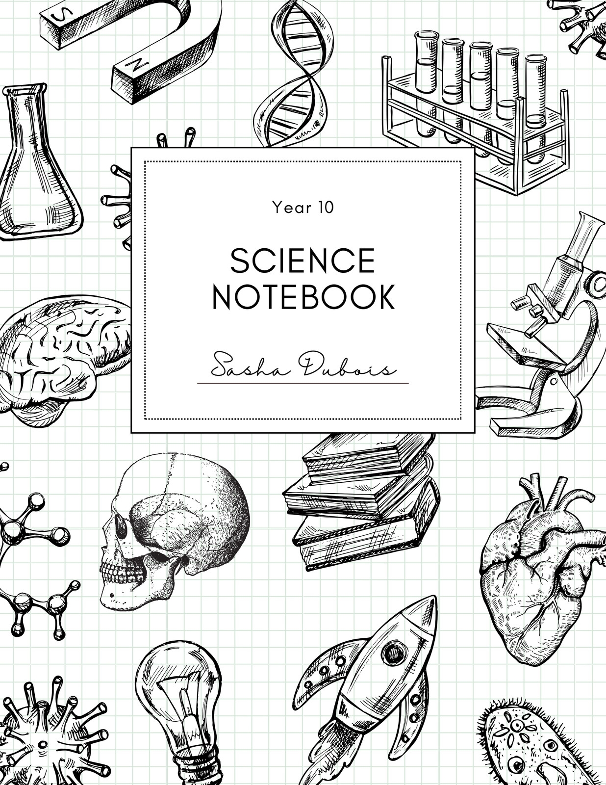 Free To Edit And Print Science Notebook Templates Canva