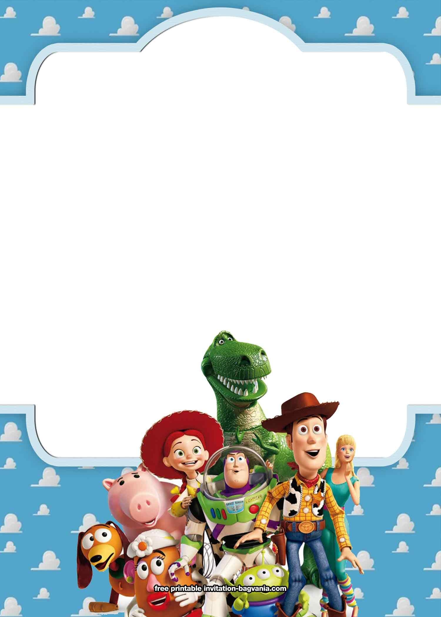 FREE Toy Story 4 Birthday Invitation Templates