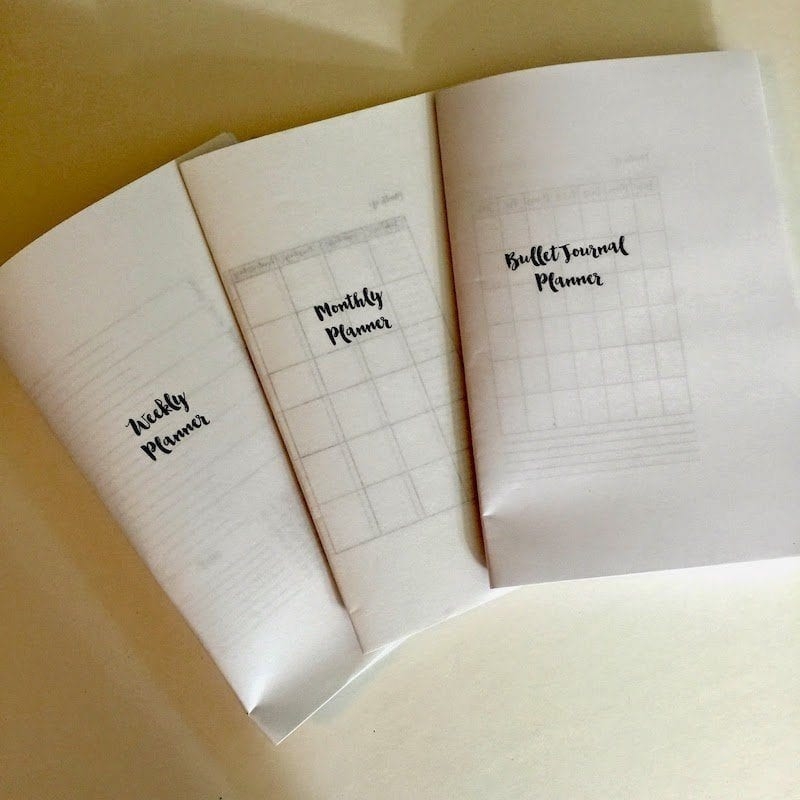 Free Traveler s Notebook Inserts Printables Monthly Weekly Daily Planners Wendaful Planning