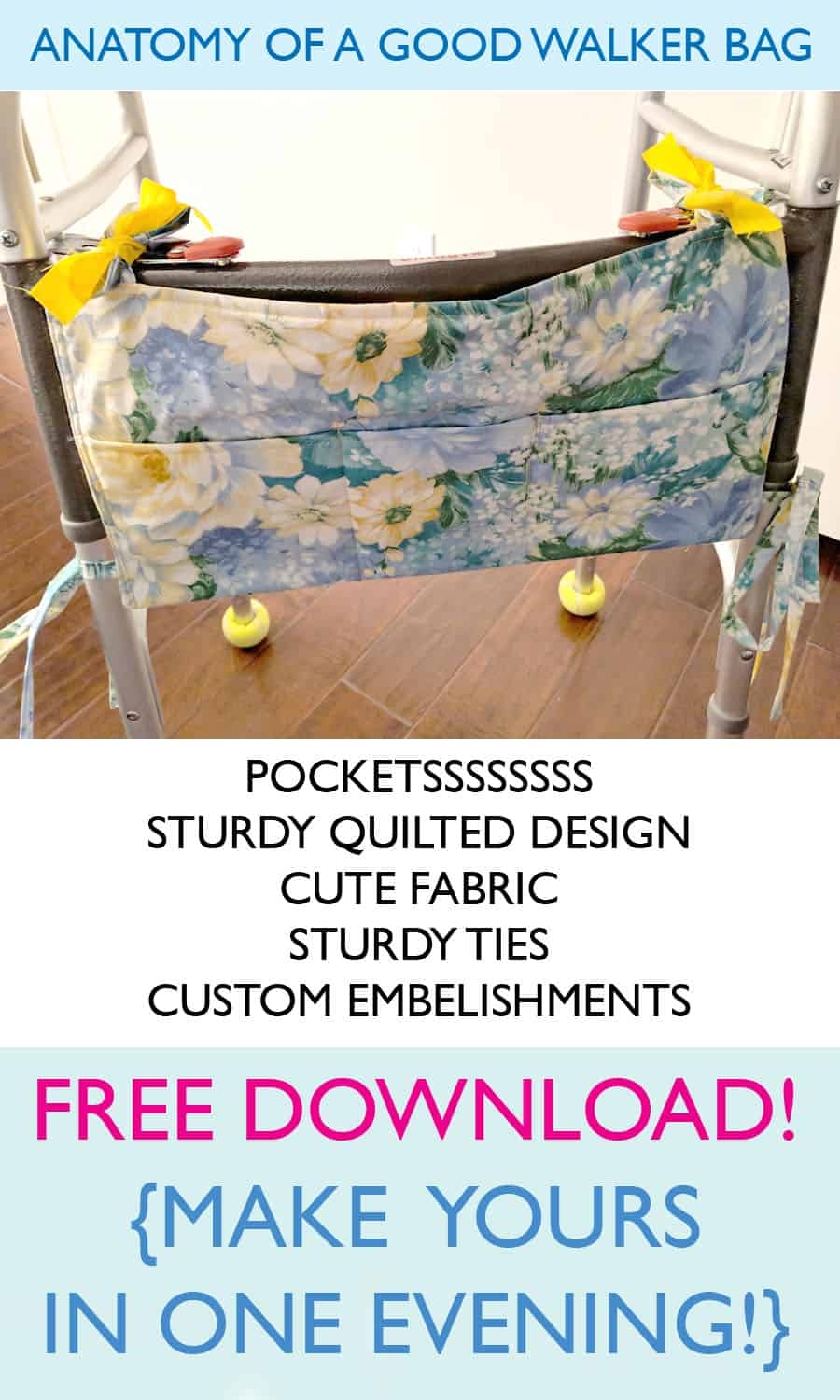 Free Walker Bag Pattern Carry All ISeeStarsQuilting