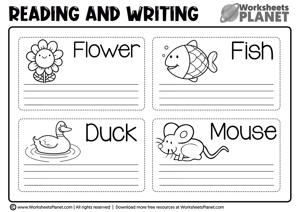 Free Writing Printable Kindergarten Worksheet Download Free Writing Printable Kindergarten Worksheet Png Images Free Worksheets On Clipart Library