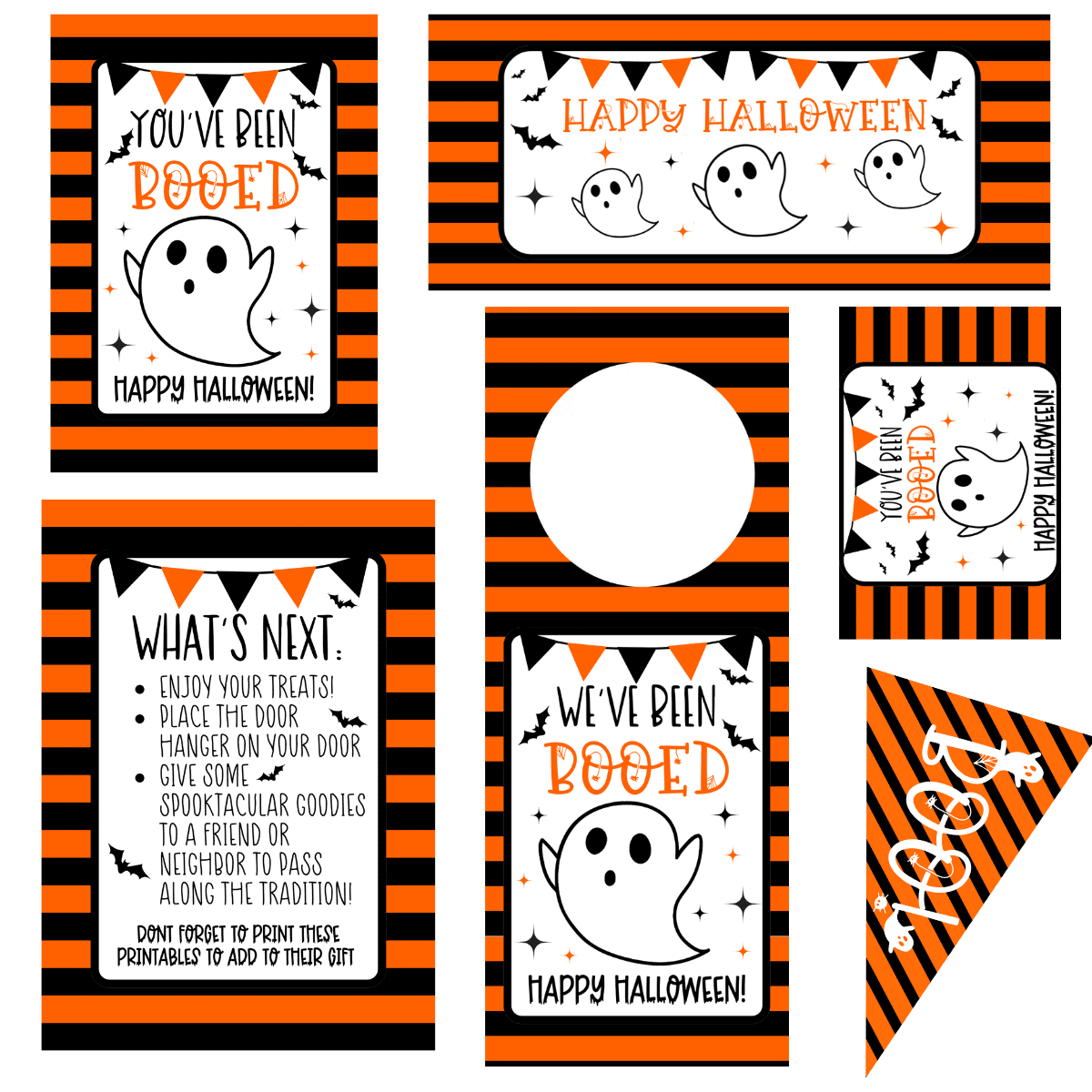Boo Signs Free Printables